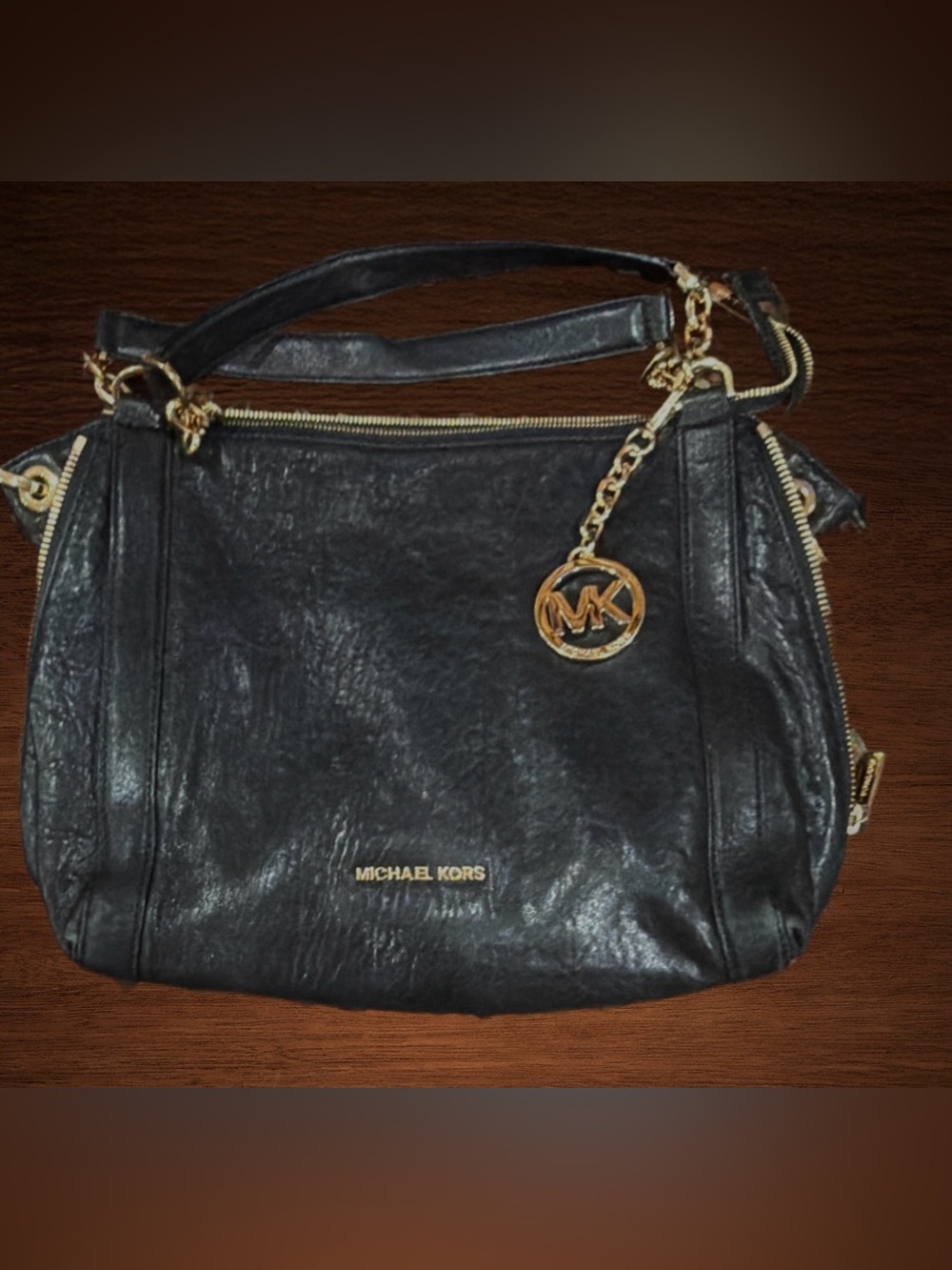 Michael Michael Kors Stanthorpe Large Satchel in Black! Preowned!!